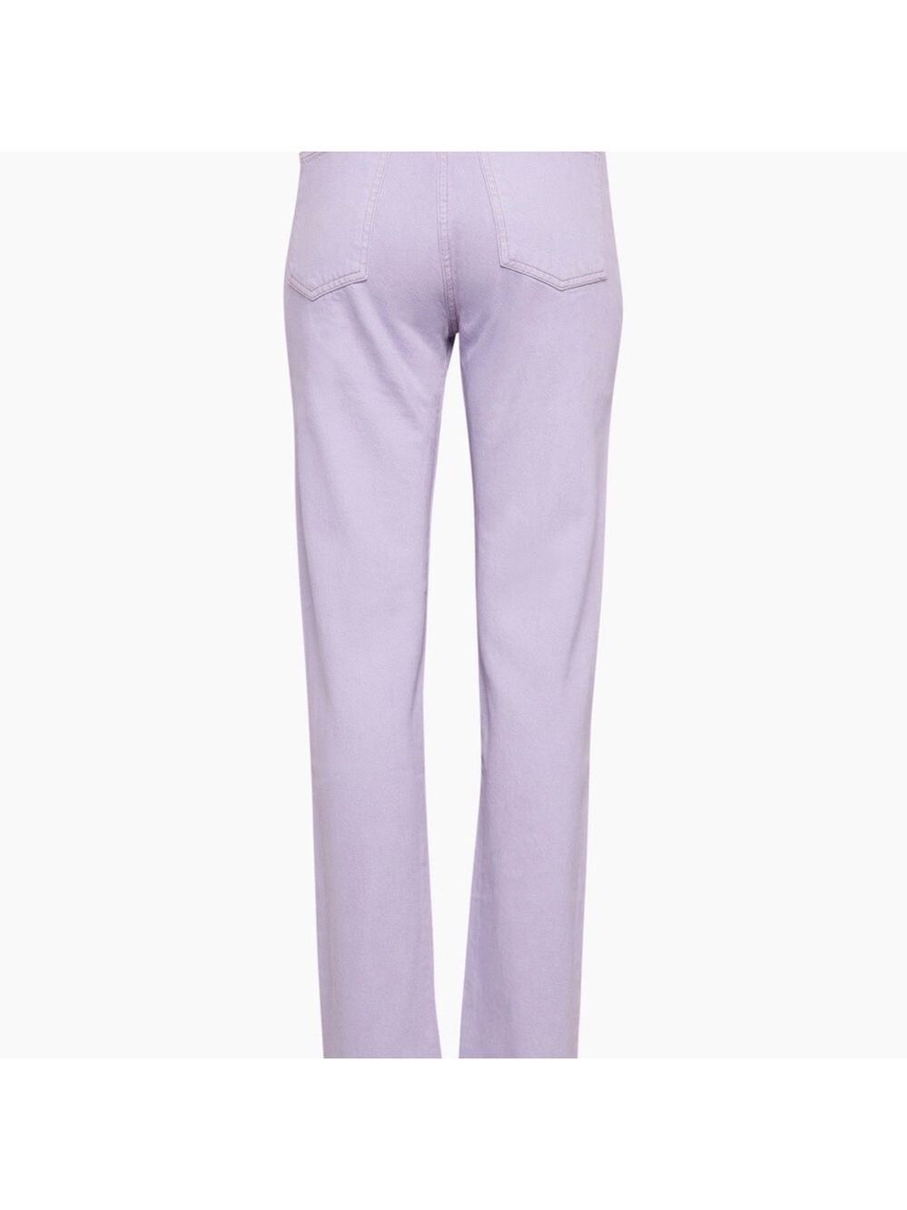 Agolde Lavender cross cross asymmetrical waist Straight Leg Jeans size 24 - Picture 2 of 11